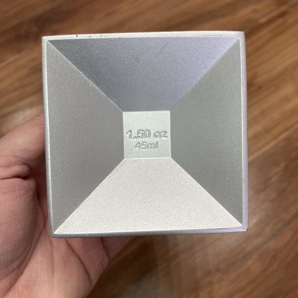 Bar Tool Bartender Jigger Cube 6 Measurements Cocktail Shaker Shot Measuring Cup - Picture 5 of 8